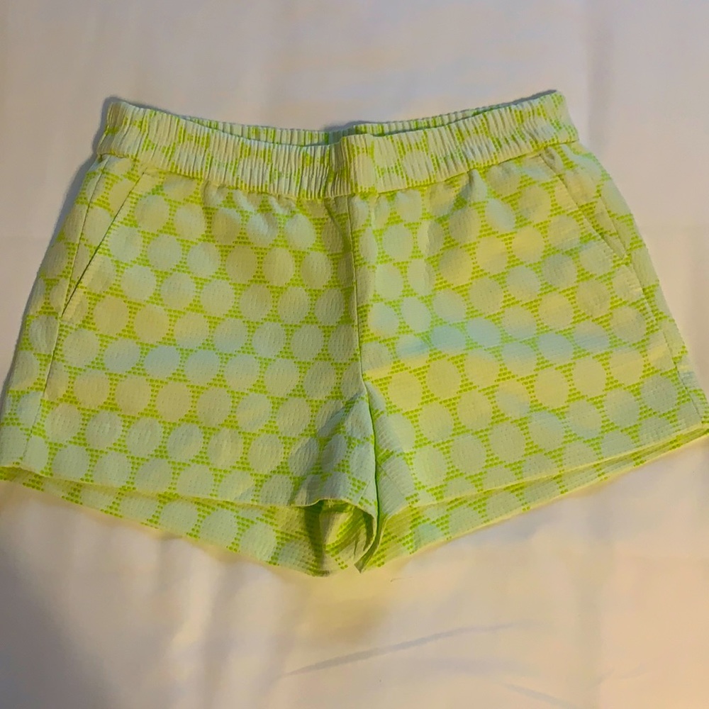 J. Crew | Lime Green Elastic Shorts